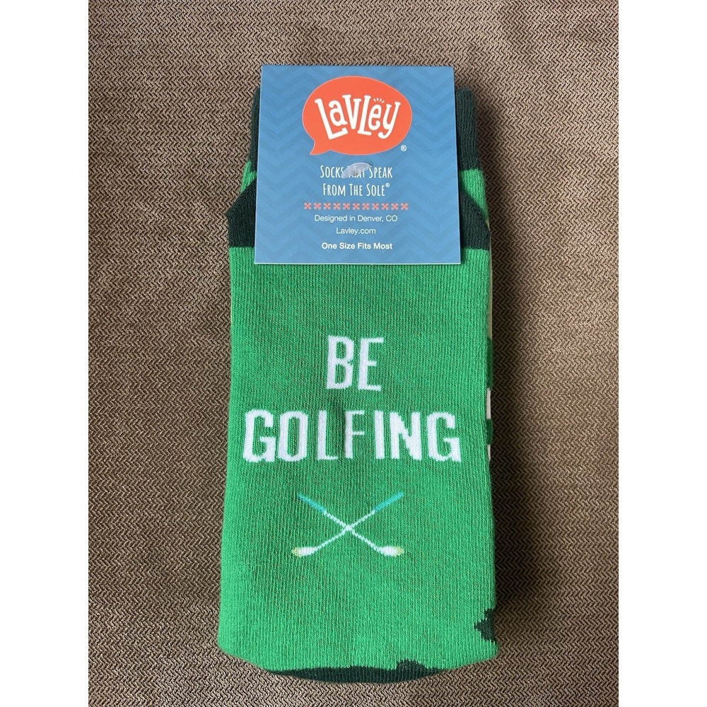 Men's "I'd Rather Be Golfing" Novelty Tube Socks • One‎ Size
